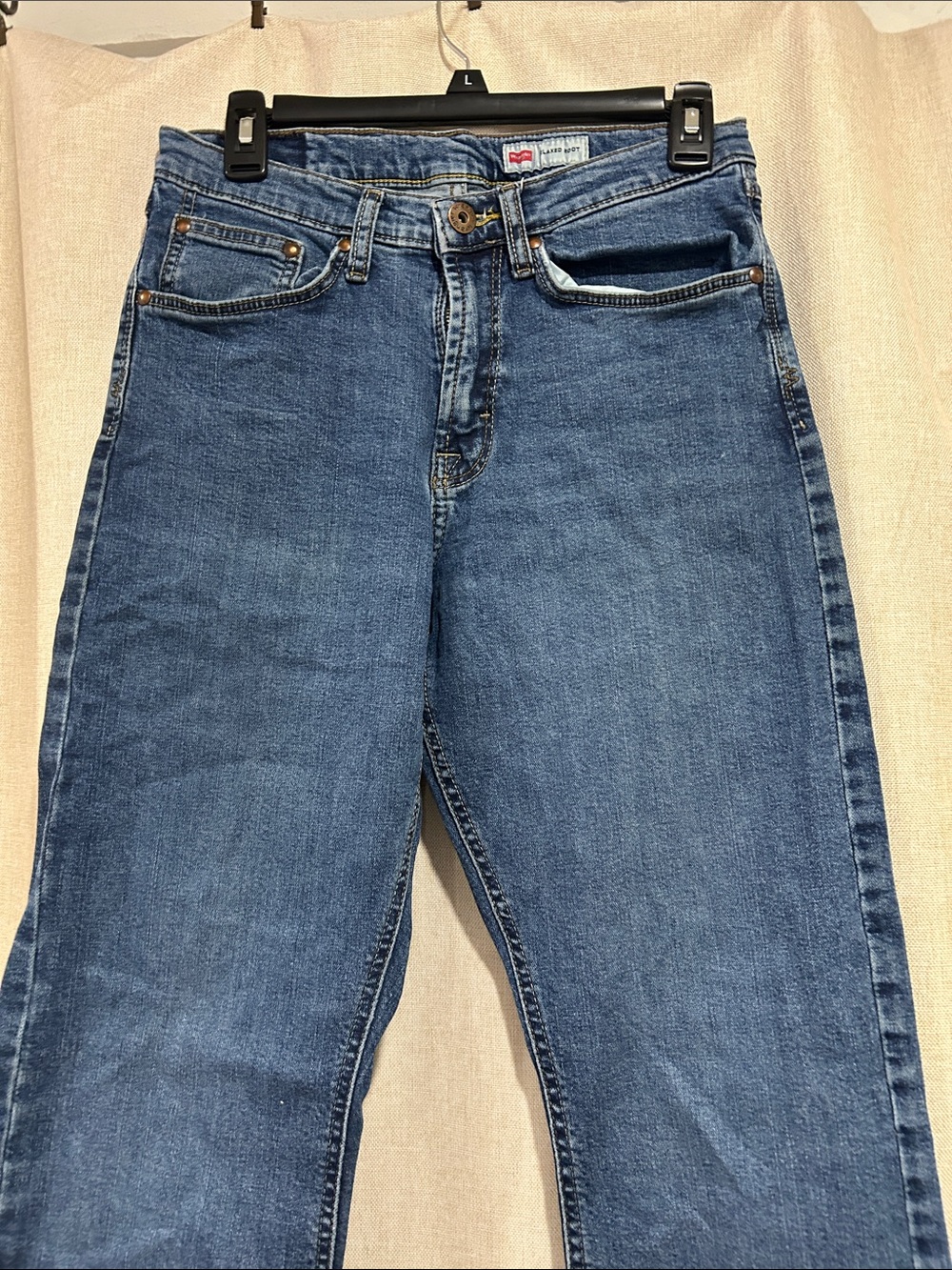 Wrangler Straight Men’s Jeans in Medium Blue size 29x30
